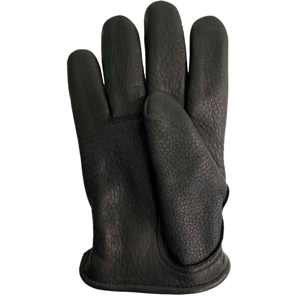 Legendary Mens Deerskin Fleece Lined Short Wrist Gloves - Legendary USA