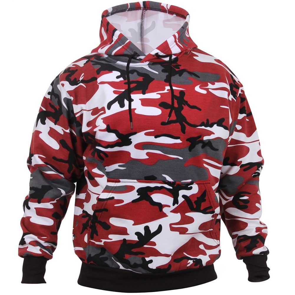 Mens Camouflage Pullover Hooded Sweatshirt (5 color choices) - Legendary USA