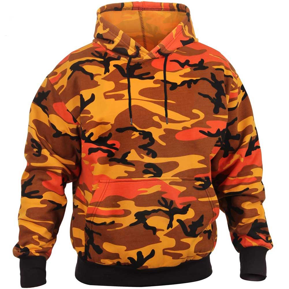 Mens Camouflage Pullover Hooded Sweatshirt (5 color choices) - Legendary USA