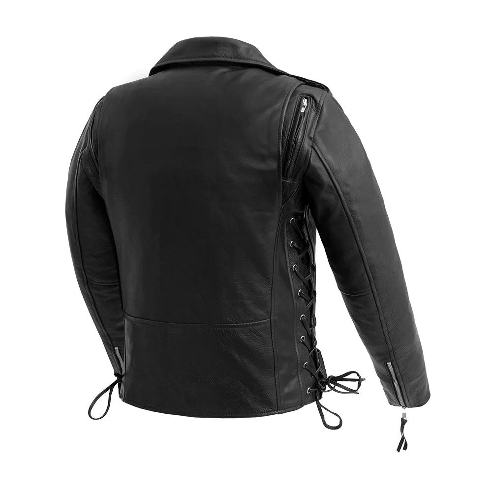 Popstar Women's Motorcycle Leather Jacket by First MFG. - Legendary USA