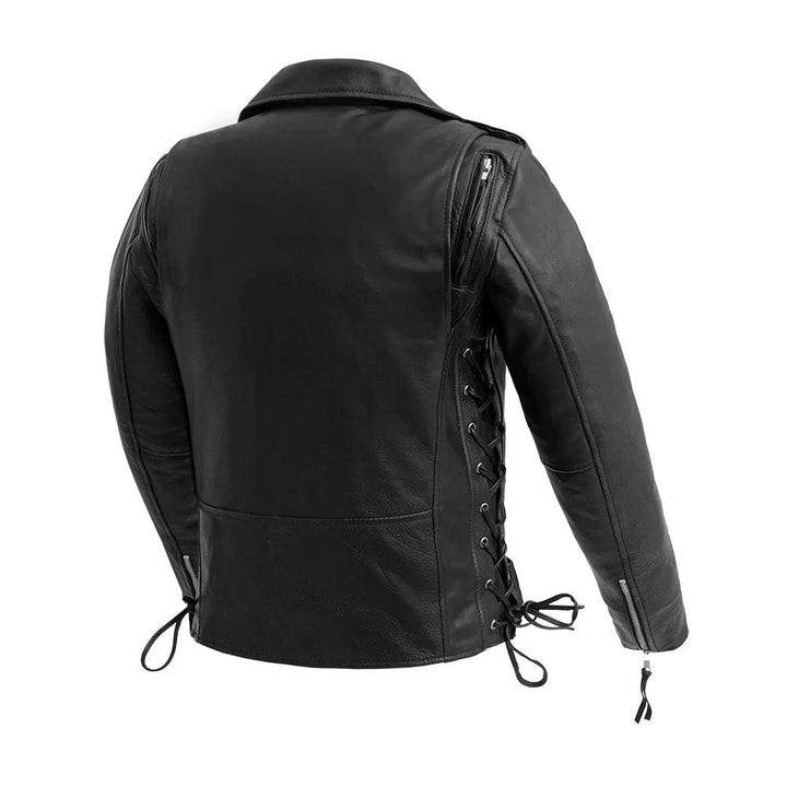 Popstar Women's Motorcycle Leather Jacket by First MFG. - Legendary USA