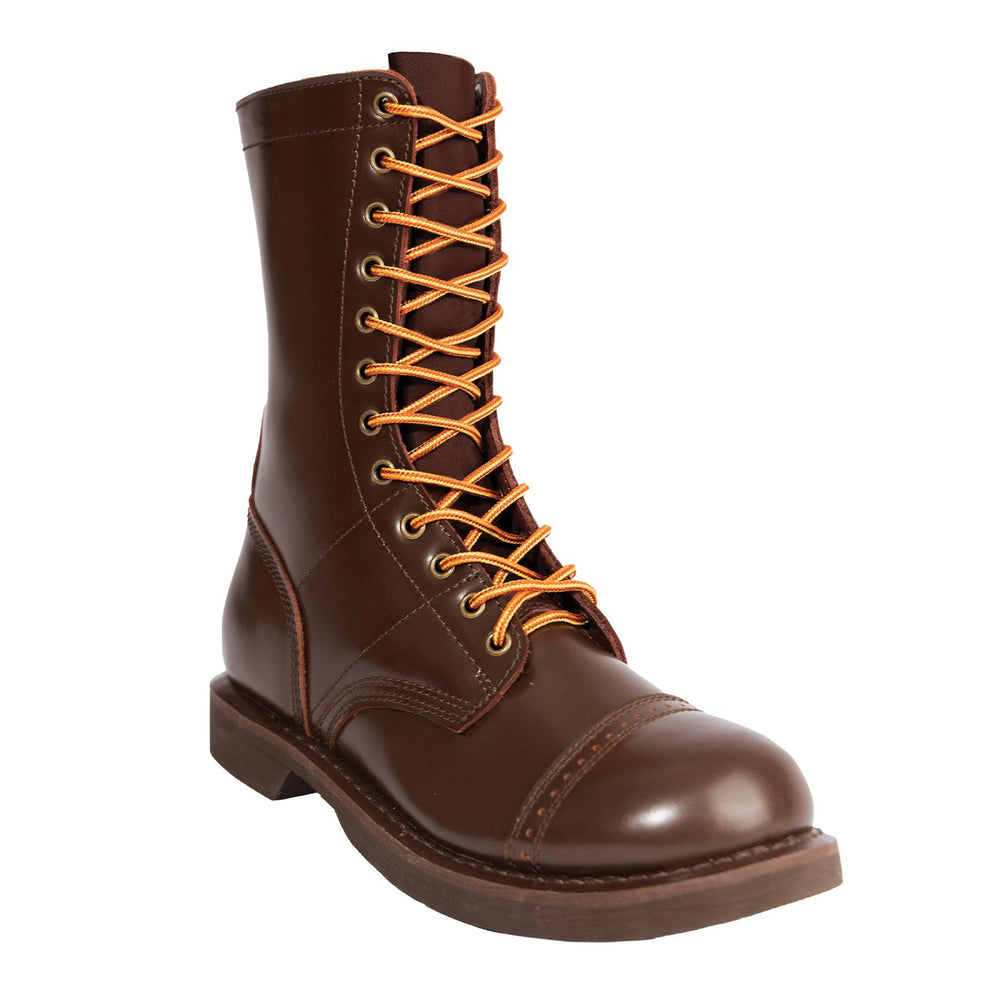 Rothco Brown Leather Jump Boot - 10 Inches - Legendary USA