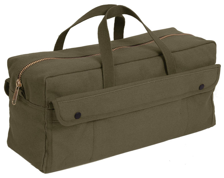 Rothco Canvas Jumbo Tool Bag With Brass Zipper - Legendary USA