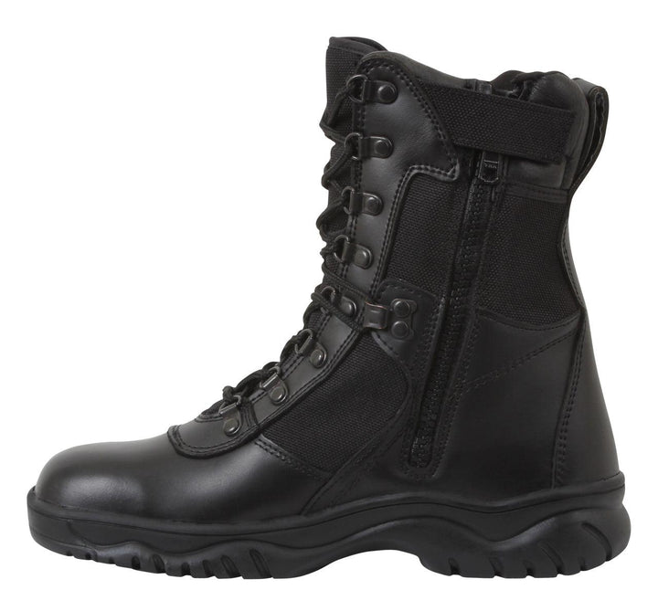 Rothco Forced Entry Tactical Boot With Side Zipper - 8 Inch - Legendary USA