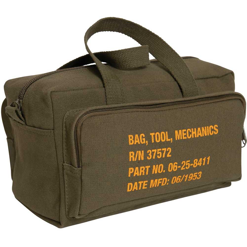 Rothco G.I. Type Zipper Pocket Mechanics Tool Bag With Military Stencil - Legendary USA