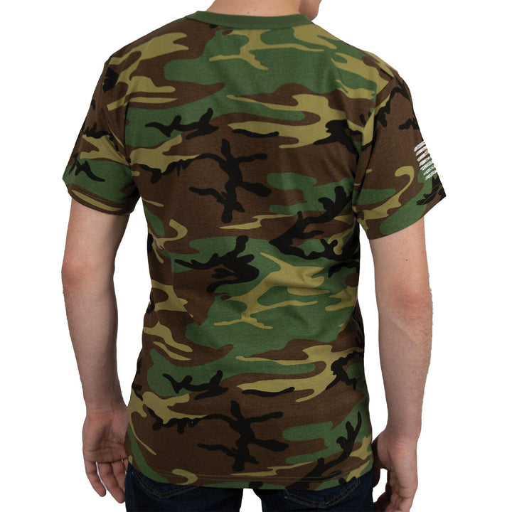 Rothco Mens Camouflage US Flag T-Shirt - Legendary USA