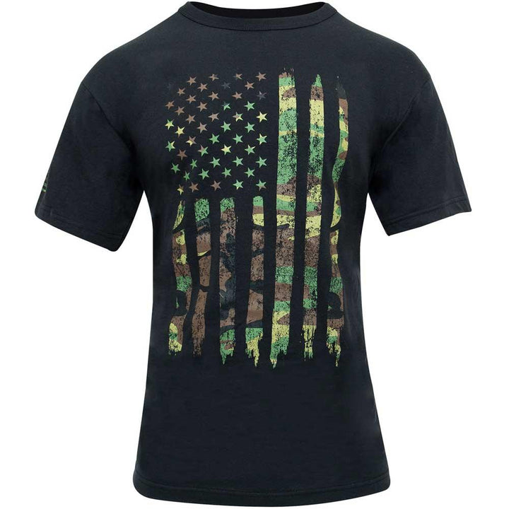 Rothco Mens Distressed US Flag Athletic Fit T-Shirt - Legendary USA