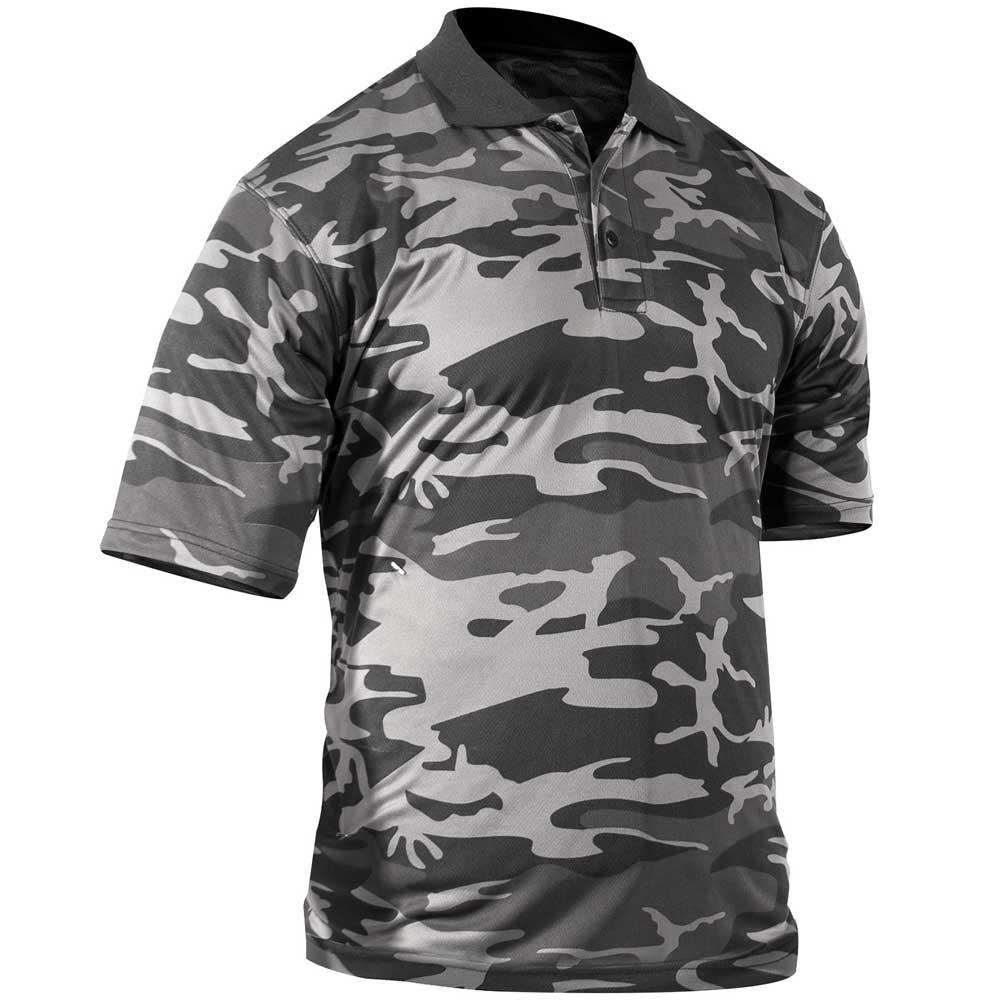 Rothco Mens Moisture Wicking Polo Shirt - Legendary USA