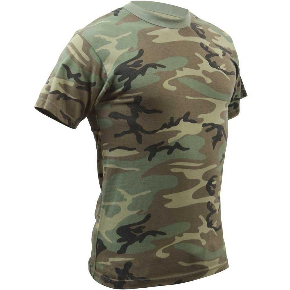 Rothco Mens Vintage Washed Camouflage T-Shirt - Legendary USA