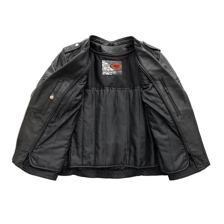 Tantrum Motorcycle Leather Jacket by First MFG - Legendary USA