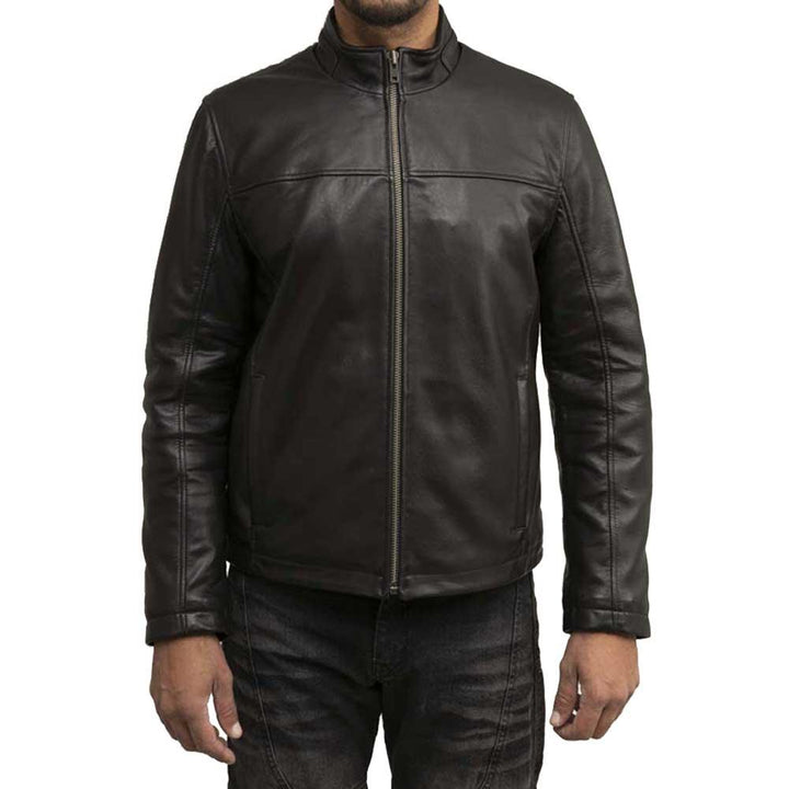 Whet Blu Mens Zain New Zealand Lambskin Cafe Jacket - Legendary USA