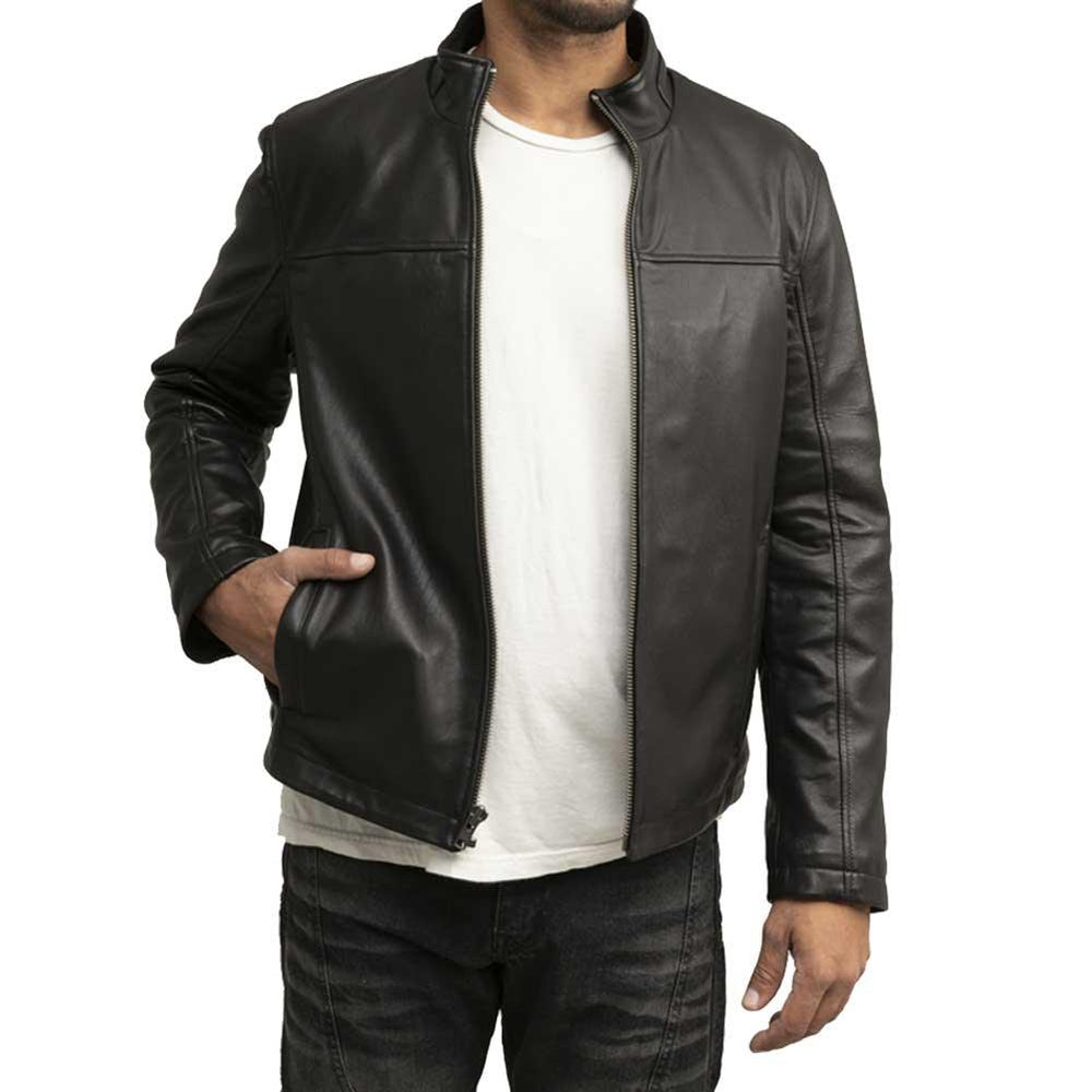 Whet Blu Mens Zain New Zealand Lambskin Cafe Jacket - Legendary USA