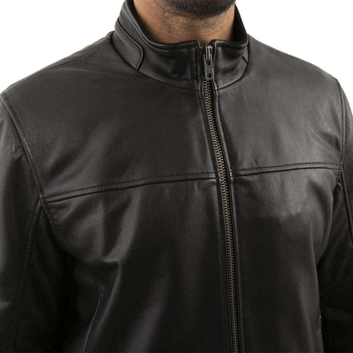 Whet Blu Mens Zain New Zealand Lambskin Cafe Jacket - Legendary USA