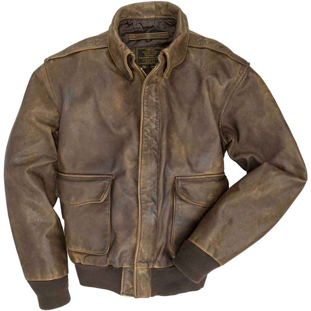 Mustang Jacket | Brown Leather Flight Jacket | Legendary USA